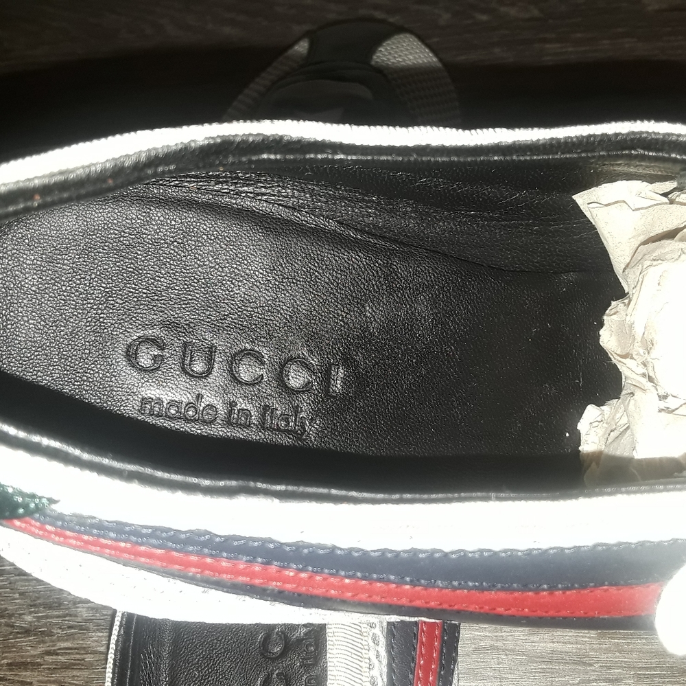 💝💝SOLD💝💝Gucci Rete Atlantide White Blue Red Black Men's Sneakers - Picture 16 of 16